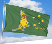 Boxing Kangaroo Flag